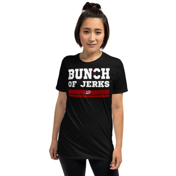 Bunch Of Jerks Shirt Hurricanes / Adult-Bunch of Jerks Carolina Hurricanes Inspired Hockey Raglan Shirt / Bunch of Jerks Hockey Short-Sleeve Unisex T-Shirt