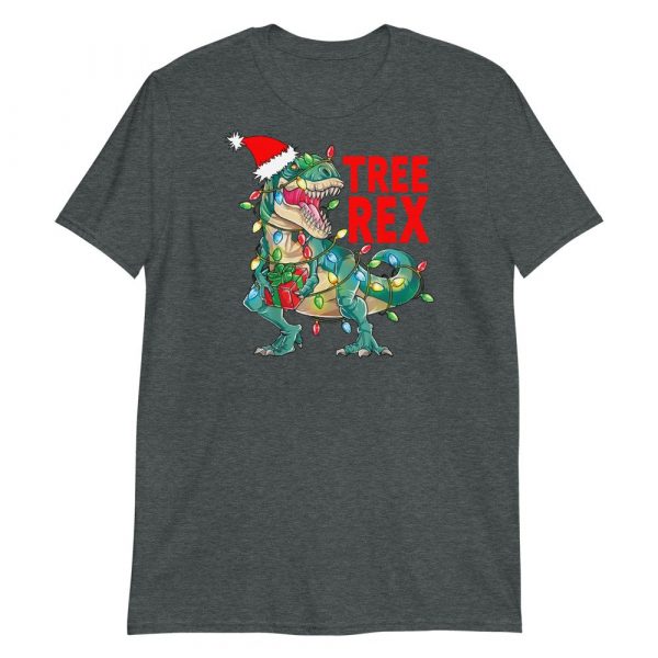 Christmas Dinosaur Tree Rex Pajamas , Tree Rex, T-Rex , Xmas Gifts Short-Sleeve Unisex T-Shirt