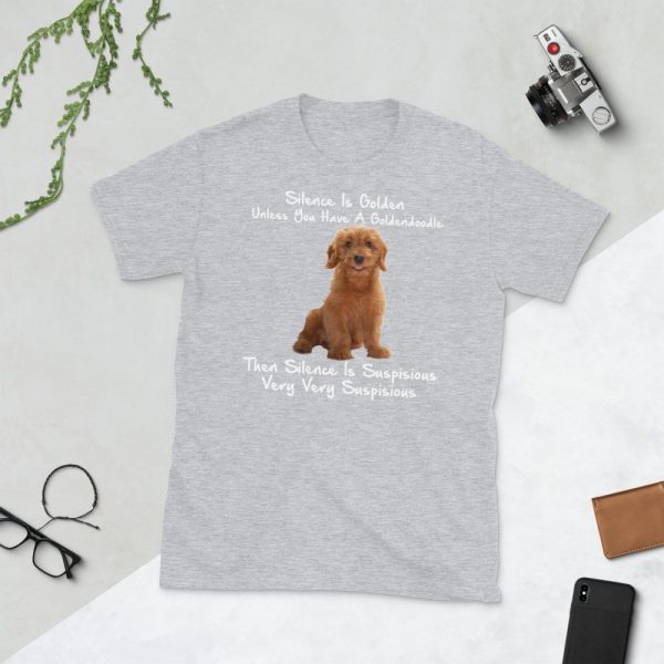 Silence Is Golden Unless You Have A Goldendoodle Funny Short-Sleeve Unisex T-Shirt