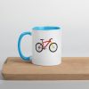 Janky Bike Mug with Color Inside