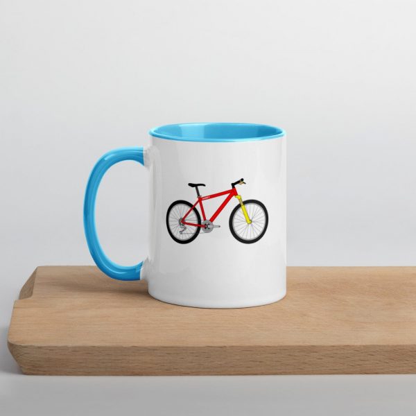 Janky Bike Mug with Color Inside