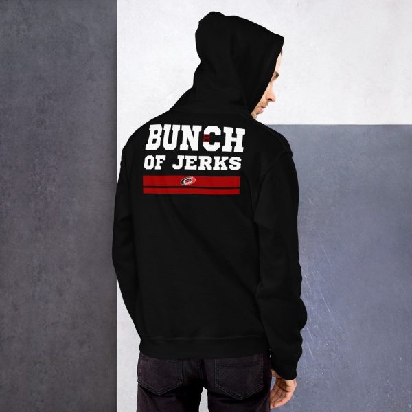 Bunch Of Jerks Shirt Hurricanes / Adult-Bunch of Jerks Carolina Hurricanes Inspired Hockey Raglan Shirt / Bunch of Jerks Hockey  Unisex Hoodie