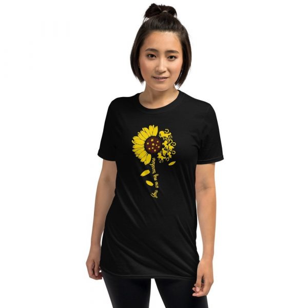 Horse You Are My Sunshine, Sunflower Gift, Sunflower Lover, Horse Lovers Idea Gift Short-Sleeve Unisex T-Shirt