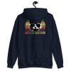 Best Cat Dad Ever Vintage Retro Cat Father's day Unisex Hoodie