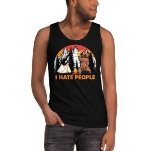 I hate people Sloth Hiking Camping Lover, Hiking Lover, Climping Lover,Camping Gift Tank top