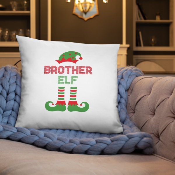 Christmas Brother Elf Basic Pillow