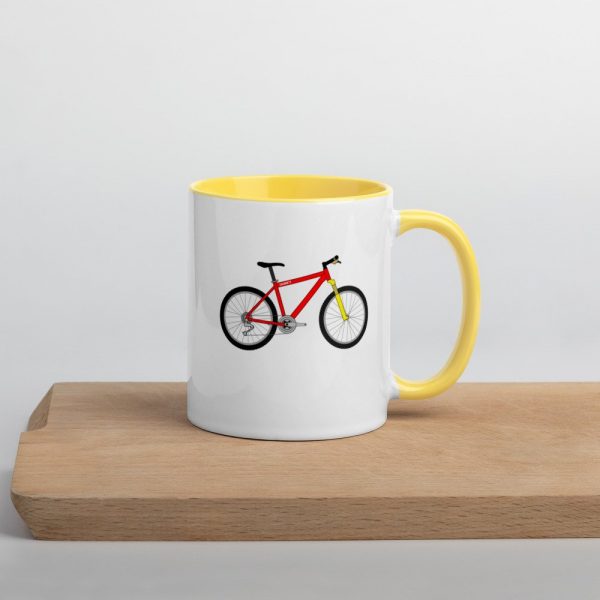 Janky Bike Mug with Color Inside
