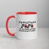 Christmas 2020 quarantined The One Where We Were i Celebrate My Christmas in Quarantine Mug with Color Inside