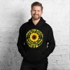 When I Find Myself In Times Of Trouble mother Mary comes to me speaking words of wisdom let it be Tee Hippie Sunflower mother Mary Unisex Hoodie