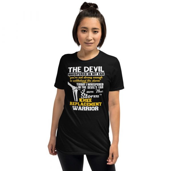 Knee Surgery Shirt I am the Storm Knee Replacement Warrior T-shirt New Knee Knee Replacement Shirt Join Replacement Shirt Surgery Gift Short-Sleeve Unisex T-Shirt