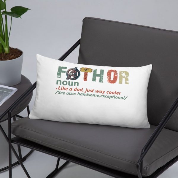 fathor dad and son,Retro Fathor  Basic Pillow