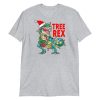 Christmas Dinosaur Tree Rex Pajamas , Tree Rex, T-Rex , Xmas Gifts Short-Sleeve Unisex T-Shirt