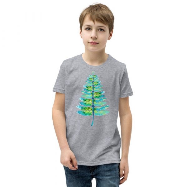 Christmas insect Lover Xmas Dragonfly Christmas Tree Youth Short Sleeve T-Shirt