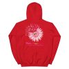 Faith Hope Love Breast Cancer Awareness Flower Pink Unisex Hoodie