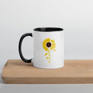 Horse You Are My Sunshine, Sunflower Gift, Sunflower Lover, Horse Lovers Idea Gift Mug with Color Inside