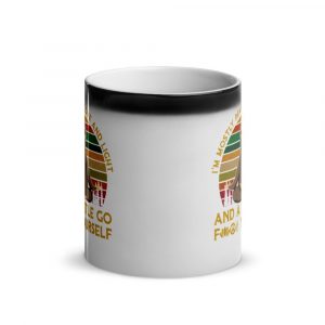 Namast'ay Away From Me - Sunset Sloth Yoga Glossy Magic Mug