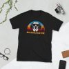 Vintage Best Beagle Dad Ever Shirt Funny Dog Daddy T-shirt Retro Sunrise Dogs Owner Sun Glasses Tee Father's Day Gift Ideas  Short-Sleeve Unisex T-Shirt