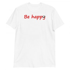 Be Happy Smiley Short-Sleeve Unisex T-Shirt