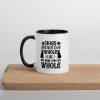 Dogs are not our whole life but make our life whole gift for dog lover Mug with Color Inside