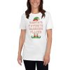Santa's Favorite Bassoon Player Funny Christmas Gift Short-Sleeve Unisex T-Shirt