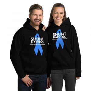 Hydrocephalus Awareness Shunt Happens Hydro Warrior Unisex Hoodie