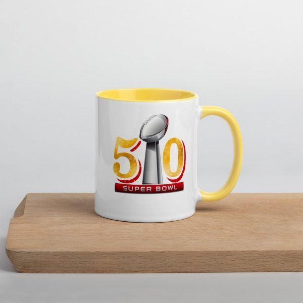 Super Bowl 50 Mug with Color Inside