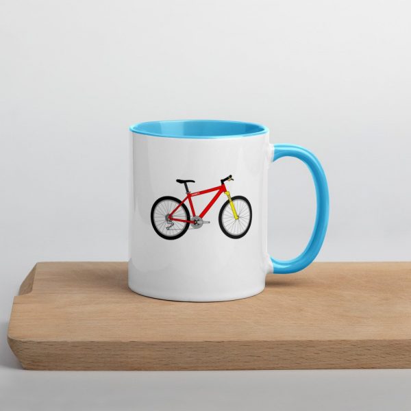 Janky Bike Mug with Color Inside