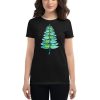 Christmas insect Lover Xmas Dragonfly Christmas Tree Women's short sleeve t-shirt