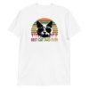 Best Cat Dad Ever Vintage Retro Cat Father's day Short-Sleeve Unisex T-Shirt