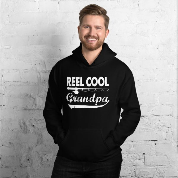 Fishing Reel Cool Grandpa T-Shirt Father’s Day Gifts Father Love Fishing Granpa’s Birthday Gift Ideas Unisex Hoodie