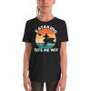 Kayaking Gets Me Wet Funny Kayak Tee Christmas,Birthday Gift Youth Short Sleeve T-Shirt