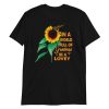 Womens In A World Full Of Grandmas Be a Lovey Sunflower Butterfly Short-Sleeve Unisex T-Shirt