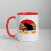 I Do What I Want cat lover Mug with Color Inside