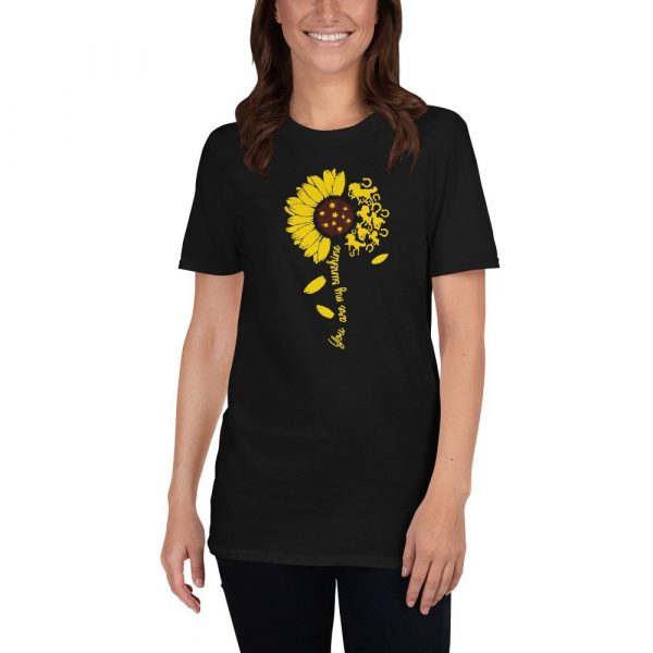 Horse You Are My Sunshine, Sunflower Gift, Sunflower Lover, Horse Lovers Idea Gift Short-Sleeve Unisex T-Shirt