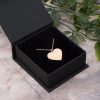 Customized Engraved Silver Heart Necklace Necklace Customized Name Engraved Silver Heart Necklace