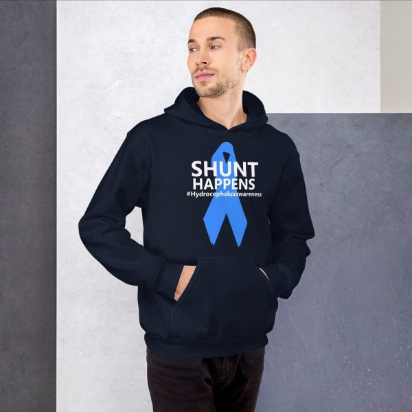 Hydrocephalus Awareness Shunt Happens Hydro Warrior Unisex Hoodie