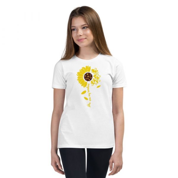 Horse You Are My Sunshine, Sunflower Gift, Sunflower Lover, Horse Lovers Idea Gift Youth Short Sleeve T-Shirt