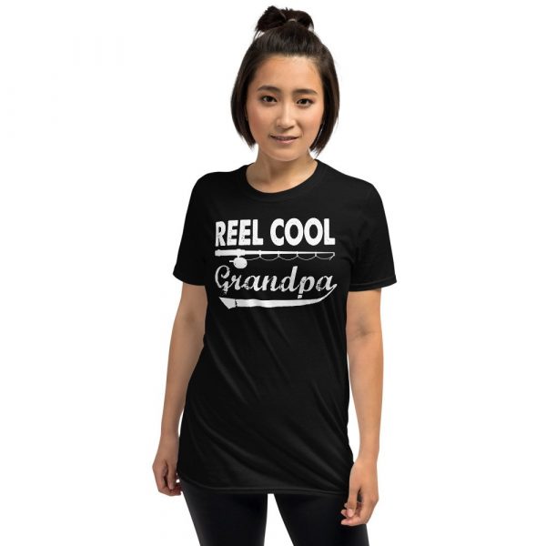 Fishing Reel Cool Grandpa T-Shirt Father's Day Gifts Father Love Fishing Granpa's Birthday Gift Ideas Men Women Short-Sleeve Unisex T-Shirt