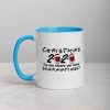 Christmas 2020 quarantined The One Where We Were i Celebrate My Christmas in Quarantine Mug with Color Inside