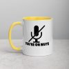 You're on mute Mug with Color Inside