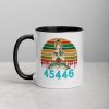 45446 Beige AF 45% against 45 Yoga Namaste Mug with Color Inside