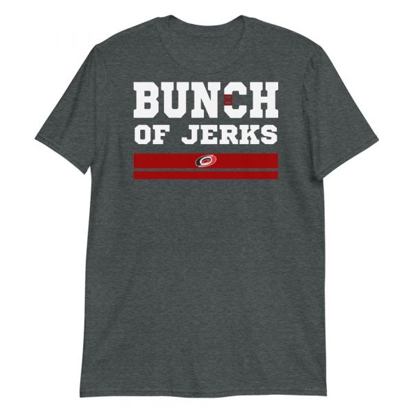 Bunch Of Jerks Shirt Hurricanes / Adult-Bunch of Jerks Carolina Hurricanes Inspired Hockey Raglan Shirt / Bunch of Jerks Hockey Short-Sleeve Unisex T-Shirt