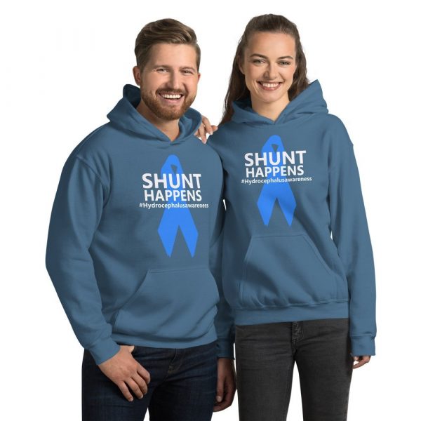Hydrocephalus Awareness Shunt Happens Hydro Warrior Unisex Hoodie