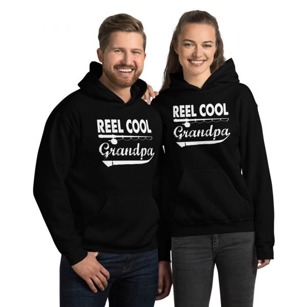 Fishing Reel Cool Grandpa T-Shirt Father’s Day Gifts Father Love Fishing Granpa’s Birthday Gift Ideas Unisex Hoodie