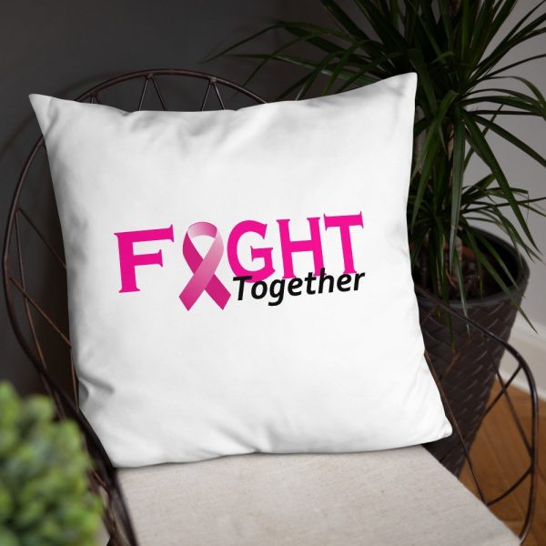 Fight Together World Cancer Day Funny Gifts T-Shirt tshirt for men women Basic Pillow