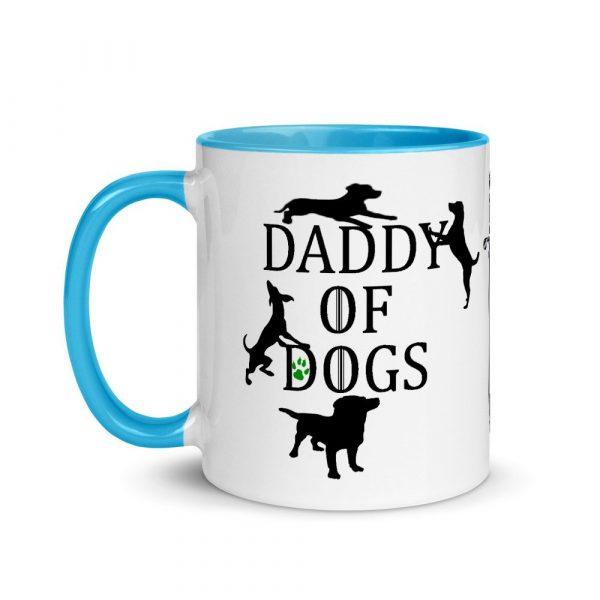 Daddy of Dogs Mug - father of dogs - father's day Mug with Color Inside