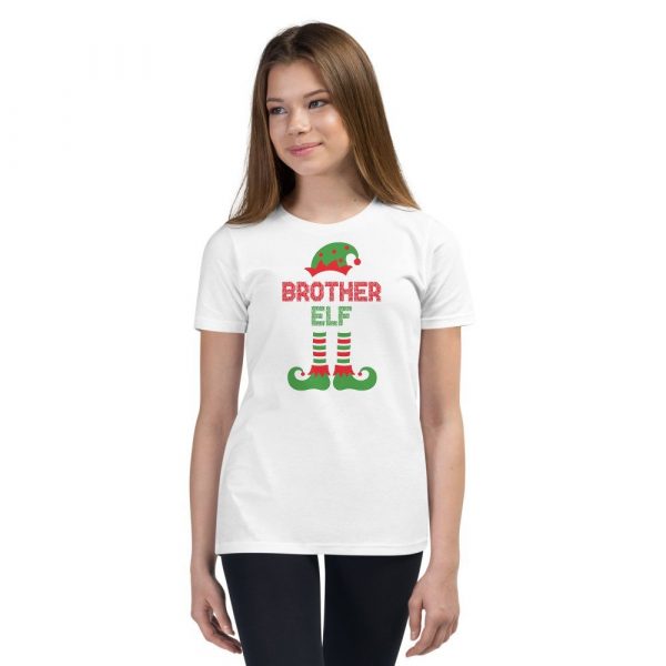 Christmas Brother Elf Youth Short Sleeve T-Shirt