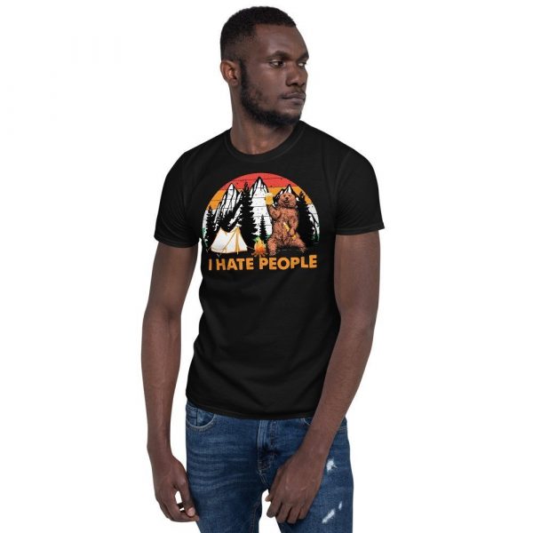 I hate people Sloth Hiking Camping Lover, Hiking Lover, Climping Lover,Camping Gift Unisex Short-Sleeve Unisex T-Shirt