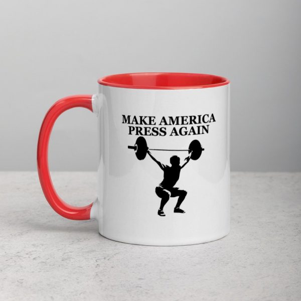 Make America Press Again Mug with Color Inside