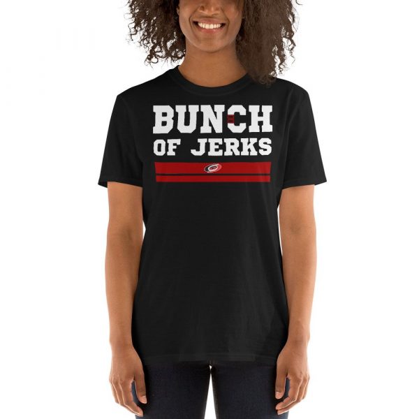 Bunch Of Jerks Shirt Hurricanes / Adult-Bunch of Jerks Carolina Hurricanes Inspired Hockey Raglan Shirt / Bunch of Jerks Hockey Short-Sleeve Unisex T-Shirt